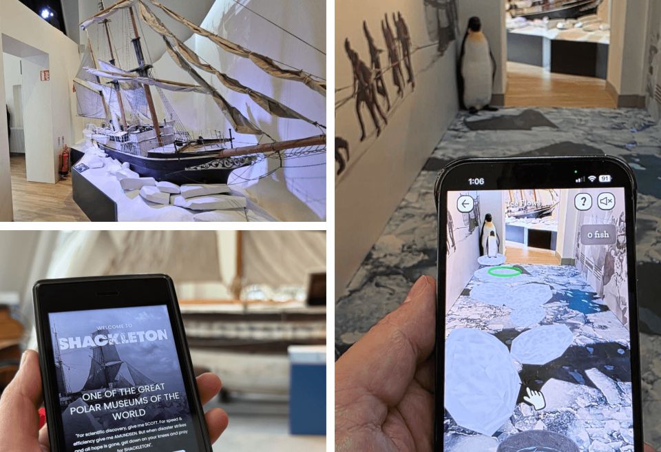 The Shackleton Experience: bringing the spirit of exploration to life with AR and a multilingual web app